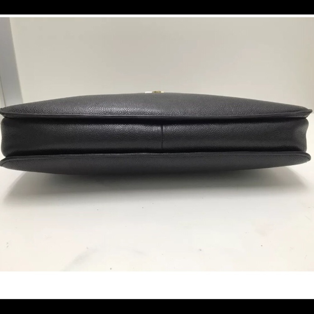 Chanel caviar leather attaché briefcase w/Keys - Picture 5 of 12